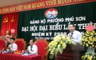 Đại hội đại biểu Đảng bộ phường Phú Sơn lần thứ III nhiệm kỳ 2020-2025