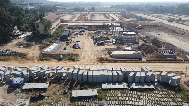 Khu dân cư Nam Cổ Đam (TNR Stars Bỉm Sơn) khẩn trương hoàn thiện hạ tầng sau khi có quyết định phê duyệt giá đất