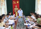 Thường trực HĐND thị xã giám sát việc thực hiện Kế hoạch đầu tư công trung hạn 2021-2025 trên địa bàn xã Quang Trung. 