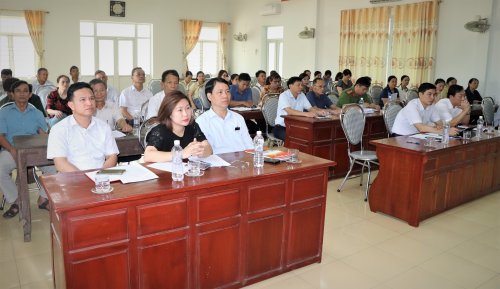 Đảng ủy xã Quang Trung sơ kết giữa nhiệm kỳ thực hiện Nghị quyết Đại hội Đảng bộ xã lần thứ XII  1..jpg