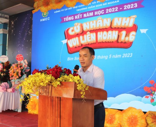 Phó Chủ tịch UBND thị xã Mai Thế Trị dự tổng kết năm học 2022-2023 tại Trường Mầm non Bé Ngoan 1.docx.jpg