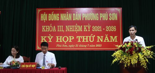 HĐND phường Phú Sơn tổ chức kỳ họp thứ Năm 4.JPG