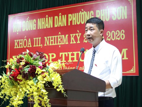 HĐND phường Phú Sơn tổ chức kỳ họp thứ Năm 7..JPG