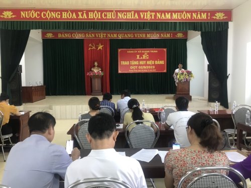 Đảng uỷ xã Quang Trung sơ kết tình hình thực hiện nhiệm vụ 9 tháng đầu năm 2023 1.jpg