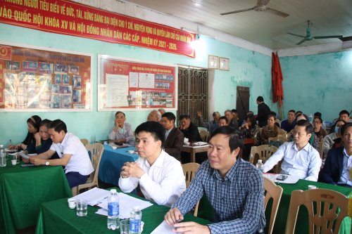 Bí thư Thị ủy Nguyễn Văn Khiên dự sinh hoạt Chi bộ cùng đảng viên khu phố 10, phường Bắc Sơn 1.JPG
