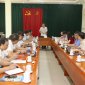 Ban Pháp chế HĐND tỉnh giám sát việc chấp hành pháp luật về phòng, chống tham nhũng, tiêu cực tại thị xã Bỉm Sơn.