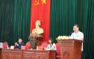 Đại biểu Hội đồng nhân dân Thị xã tiếp xúc cử tri phường Đông Sơn