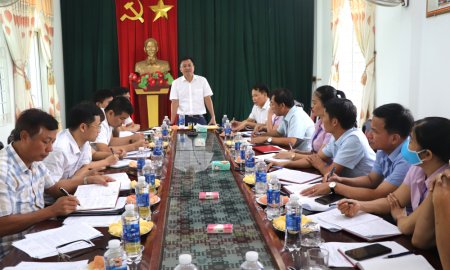 Đoàn công tác của Bí thư Thị ủy Đào Vũ Việt thăm, làm việc tại xã Quang Trung