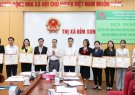 Ban đại diện HĐQT Ngân hàng CSXH Thị xã Bỉm Sơn tổng kết hoạt động năm 2023, triển khai nhiệm vụ, giải pháp thực hiện năm 2024.