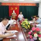 Giao ban công tác uỷ thác giữa Phòng giao dịch Ngân hàng CSXH thị xã Bỉm Sơn với các đoàn thể chính trị - xã hội.
