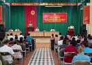 Đại biểu Hội đồng nhân dân thị xã tiếp xúc cử tri phường Ngọc Trạo trước kỳ họp HĐND thị xã  lần thứ 16 khoá XII