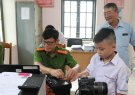 Công an thị xã Bỉm Sơn triển khai cấp thẻ căn cước lưu động