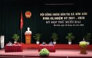 HĐND Thị xã khóa XII, nhiệm kỳ 2021 – 2026 thảo luận, biểu quyết thông qua 9 Nghị quyết và Bế mạc Kỳ họp thứ Mười hai.