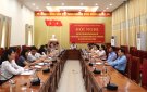 Hội nghị trực tuyến quán triệt, triển khai chỉ đạo của Ban Bí thư Trung ương về lưu trữ, quản lý tài liệu trong quá trình tổ chức sắp xếp bộ máy của hệ thống chính trị của địa phương