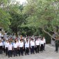 Lãnh đạo thị xã viếng nghĩa trang Liệt sĩ nhân kỷ niệm 50 Ngày giải phóng miền Nam thống nhất đất nước.