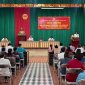 Đại biểu Hội đồng nhân dân thị xã tiếp xúc cử tri phường Ngọc Trạo trước kỳ họp HĐND thị xã  lần thứ 16 khoá XII