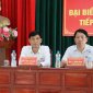 Đại biểu Hội đồng Nhân dân thị xã tiếp xúc cử tri xã Quang Trung.