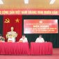 Đại biểu Hội đồng nhân dân thị xã tiếp xúc cử tri phường Lam Sơn trước kỳ họp HĐND thị xã lần thứ 16 khoá XII