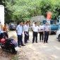 Bí thư Thị ủy Nguyễn Văn Khiên kiểm tra tiến độ thi công đường Hoàng Diệu, phường Bắc Sơn