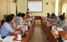Hội nghị nghe báo cáo Phương án Quy hoạch chi tiết cải tạo sắp xếp lại khu dân cư phía Nam Khu công nghiệp Bỉm Sơn