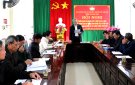 Hội nghị triển khai kế hoạch lấy ý kiến sự hài lòng của người dân xã Quang Trung để đề nghị công nhận thị xã Bỉm Sơn hoàn thành nhiệm vụ xây dựng nông thôn mới