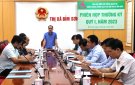 Ban đại diện HĐQT Ngân hàng chính sách xã hội thị xã Bỉm Sơn sơ kết hoạt động Qúy I năm 2023