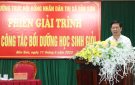 Thường trực HĐND thị xã Bỉm Sơn tổ chức Phiên giải trình về công tác bồi dưỡng học sinh giỏi