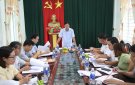 Thường trực HĐND thị xã giám sát việc thực hiện Kế hoạch đầu tư công trung hạn 2021-2025 trên địa bàn xã Quang Trung. 