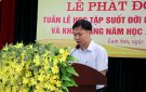 Trung tâm học tập cộng đồng phường Lam Sơn phát động tuần lễ hưởng ứng học tập suốt đời năm 2023 và khai giảng năm học mới.