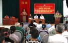 Tổ Đại biểu HĐND thị xã tiếp xúc cử tri xã Quang Trung
