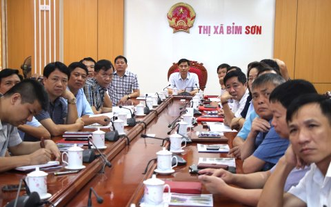 Hội nghị nghe báo cáo Đồ án điều chỉnh quy hoạch các phân khu số 3, 4, 6 thị xã Bỉm Sơn
