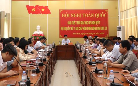 Hội nghị toàn quốc Quán triệt, triển khai thực hiện Nghị quyết Hội nghị lần thứ 11 Ban Chấp hành Trung ương Đảng khóa XIII
